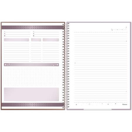 Foto ilustrativa Caderno Universitário Capa Dura Flashy