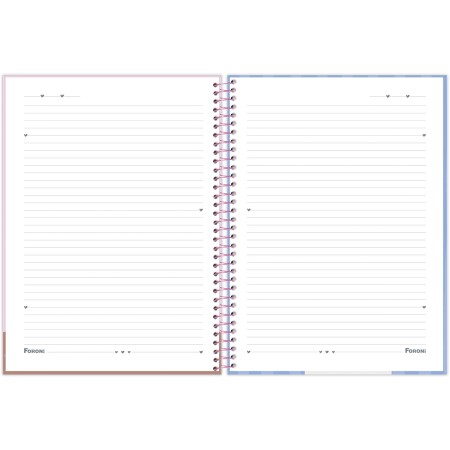 Foto ilustrativa Caderno Universitário Capa Dura Fluffy Friend