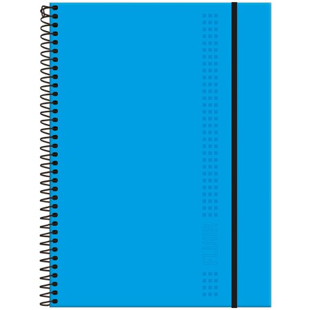 Foto ilustrativa Caderno Universitário Capa Dura Fluor Mix