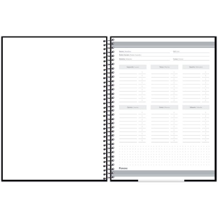 Foto ilustrativa Caderno Universitário Capa Dura Fortnite