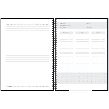 Foto ilustrativa Caderno Universitário Capa Dura Fortnite