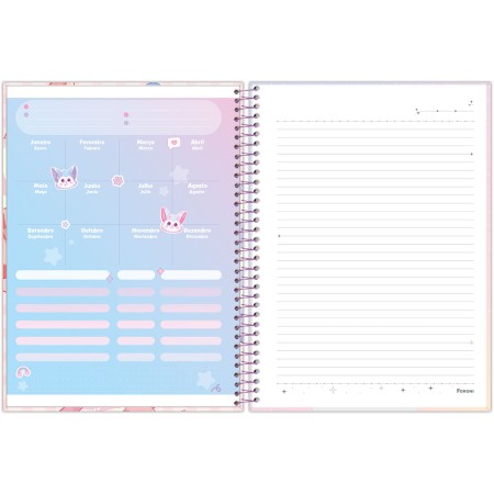 Foto ilustrativa Caderno Universitário Capa Dura Funfinity