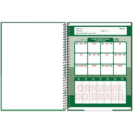 Foto ilustrativa Caderno Universitário Capa Dura Guaraná