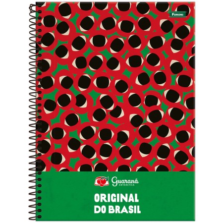 Foto ilustrativa Caderno Universitário Capa Dura Guaraná