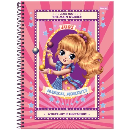 Foto ilustrativa Caderno Universitário Capa Dura Judy