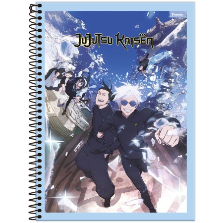 Foto ilustrativa Caderno Universitário Capa Dura Jujutsu Kaisen