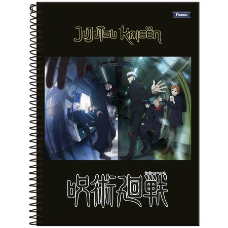 Foto ilustrativa Caderno Universitário Capa Dura Jujutsu Kaisen