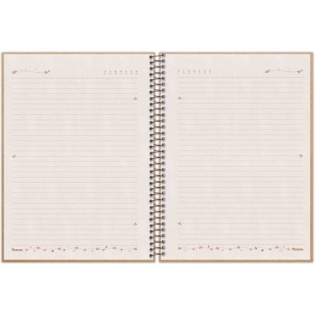 Foto ilustrativa Caderno Universitário Capa Dura Kraft Art