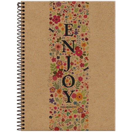 Foto ilustrativa Caderno Universitário Capa Dura Kraft Art