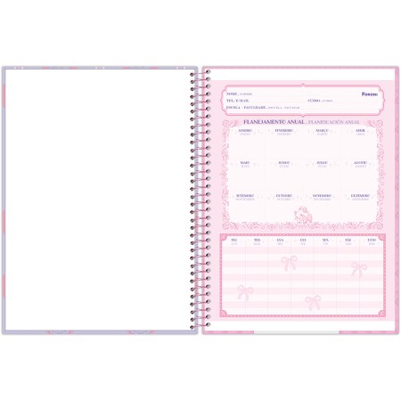 Foto ilustrativa Caderno Universitário Capa Dura Marie