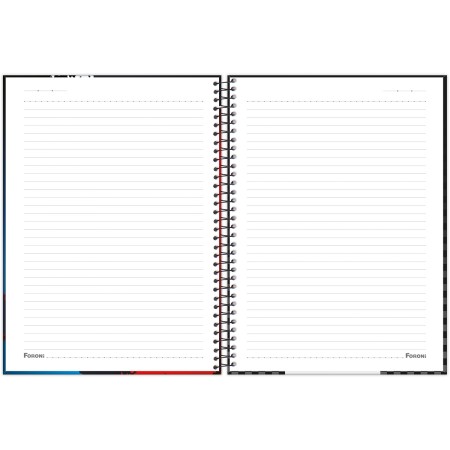 Foto ilustrativa Caderno Universitário Capa Dura Marvel Comics