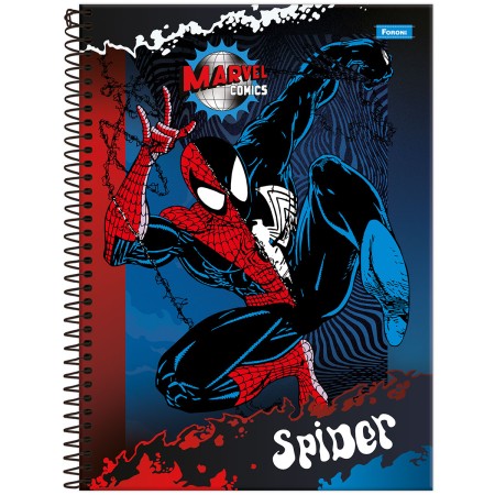 Foto ilustrativa Caderno Universitário Capa Dura Marvel Comics