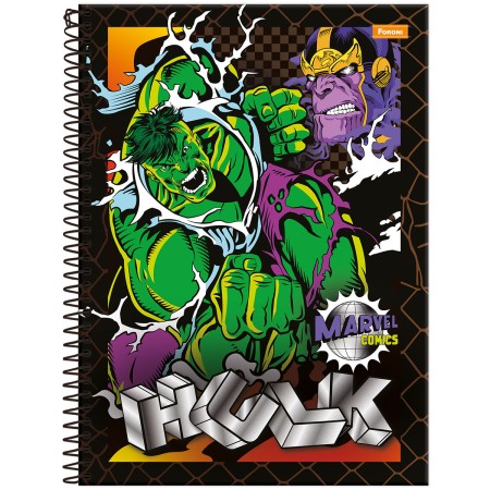 Foto ilustrativa Caderno Universitário Capa Dura Marvel Comics