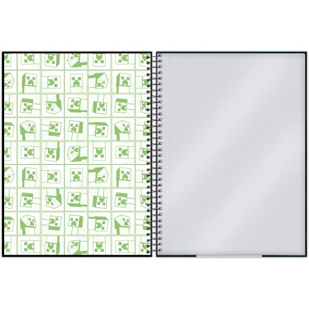 Foto ilustrativa Caderno Universitário Capa Dura Minecraft