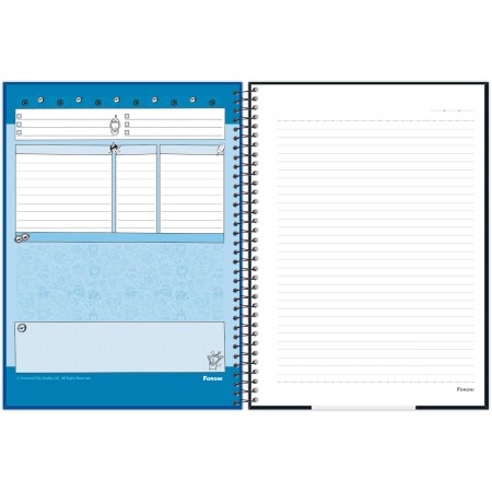 Foto ilustrativa Caderno Universitário Capa Dura Minions