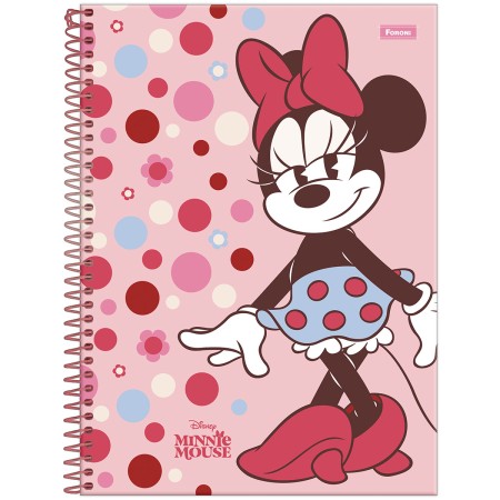 Foto ilustrativa Caderno Universitário Capa Dura Minnie Mouse