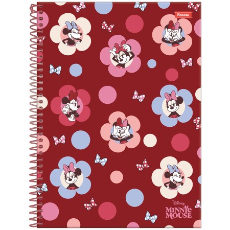 Foto ilustrativa Caderno Universitário Capa Dura Minnie Mouse