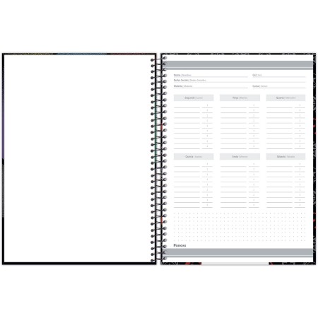 Foto ilustrativa Caderno Universitário Capa Dura Mortal Kombat