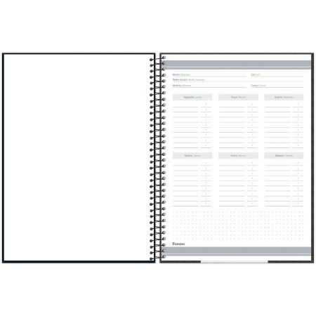 Foto ilustrativa Caderno Universitário Capa Dura My Hero Academia