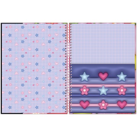 Foto ilustrativa Caderno Universitário Capa Dura Nice Cream