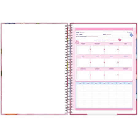 Foto ilustrativa Caderno Universitário Capa Dura Nice Cream