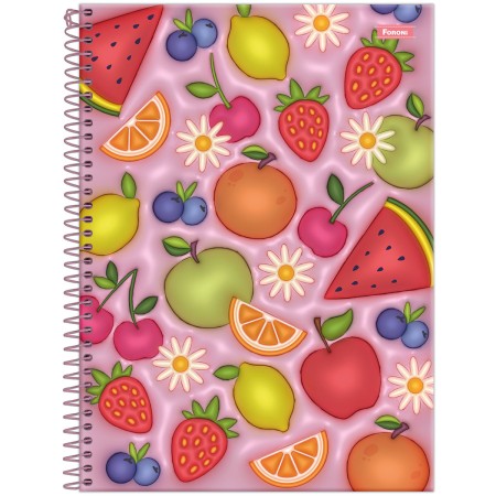 Foto ilustrativa Caderno Universitário Capa Dura Nice Cream