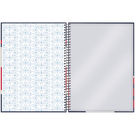 Foto ilustrativa Caderno Universitário Capa Dura Paris Saint-Germain