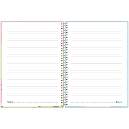 Foto ilustrativa Caderno Universitário Capa Dura Smurfs - Fit