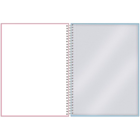 Foto ilustrativa Caderno Universitário Capa Dura Smurfs - Fit