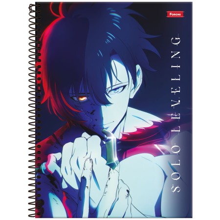 Foto ilustrativa Caderno Universitário Capa Dura Solo Leveling