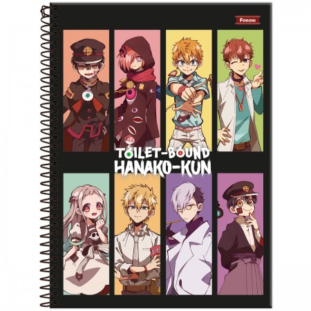 Foto ilustrativa Caderno Universitário Capa Dura Toilet-Bound Hanako-Kun