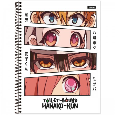 Foto ilustrativa Caderno Universitário Capa Dura Toilet-Bound Hanako-Kun