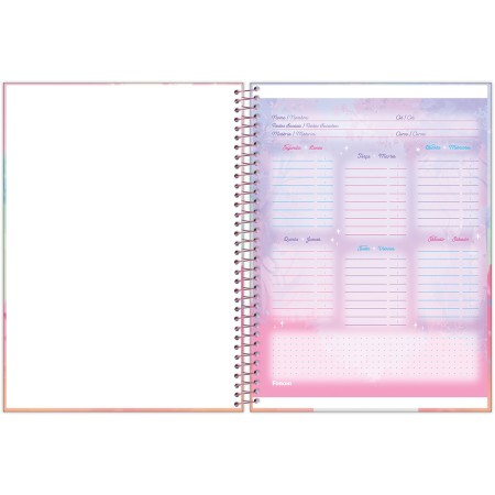 Foto ilustrativa Caderno Universitário Capa Dura Unicórnio