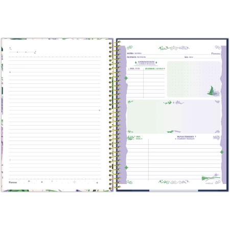 Foto ilustrativa Caderno Universitário Capa Dura Wicked