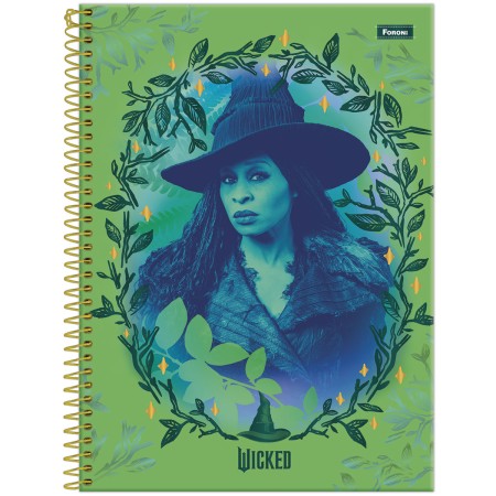 Foto ilustrativa Caderno Universitário Capa Dura Wicked