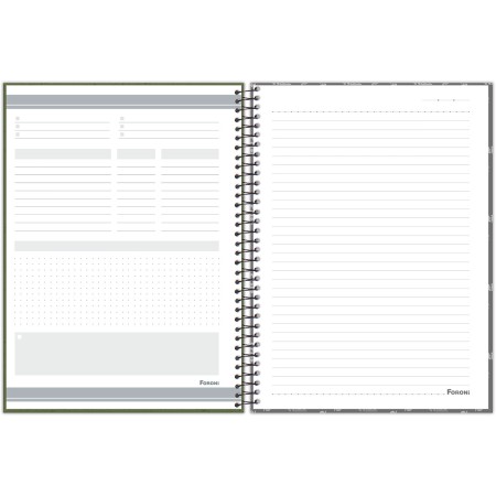 Foto ilustrativa Caderno Universitário Capa Flexível Cliff