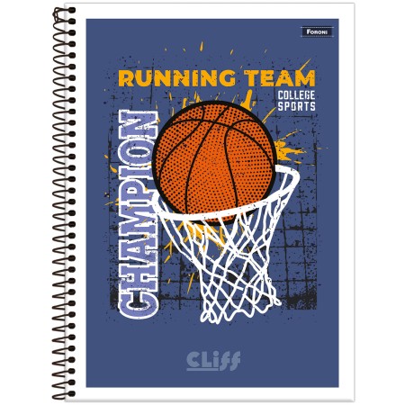 Foto ilustrativa Caderno Universitário Capa Flexível Cliff