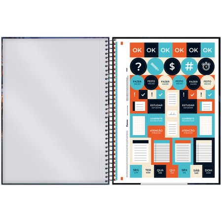 Foto ilustrativa Caderno Universitário Cross Racing