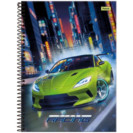 Foto ilustrativa Caderno Universitário Cross Racing