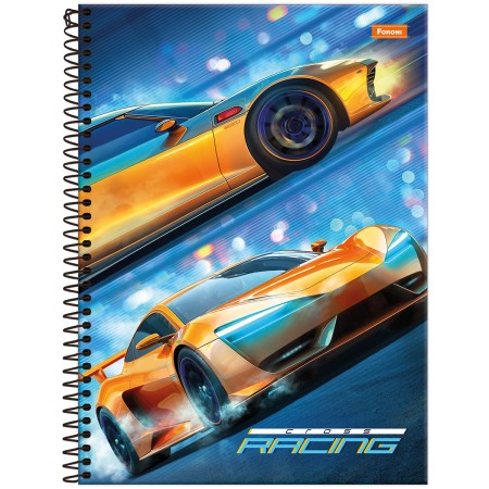 Foto ilustrativa Caderno Universitário Cross Racing