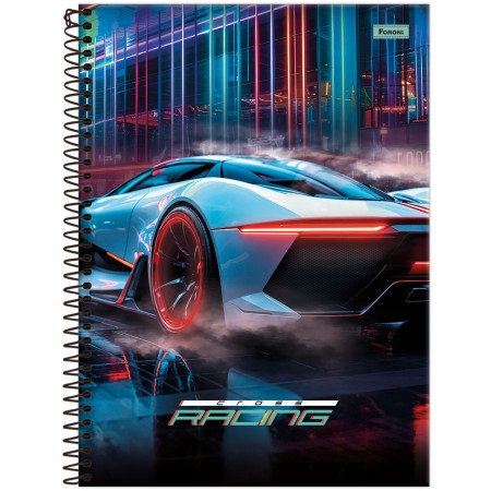 Foto ilustrativa Caderno Universitário Cross Racing