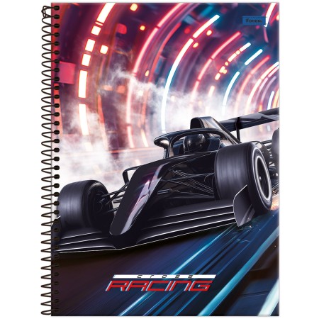 Foto ilustrativa Caderno Universitário Cross Racing
