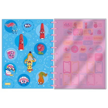 Foto ilustrativa Caderno Universitário Disco Fini