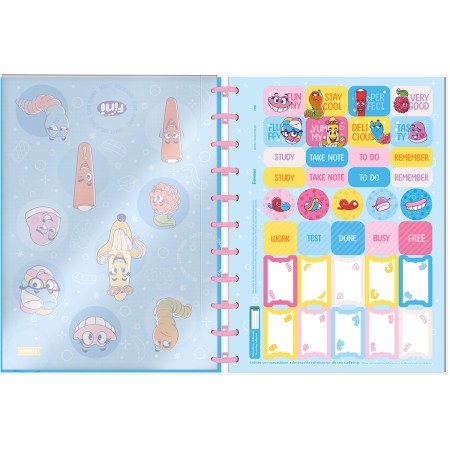 Foto ilustrativa Caderno Universitário Disco Fini