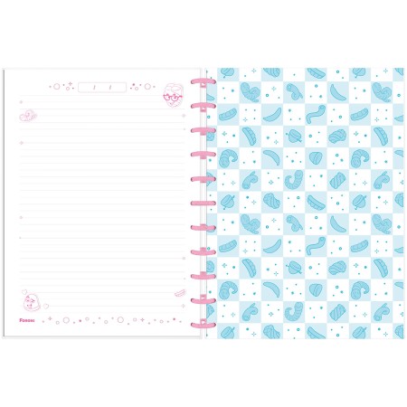 Foto ilustrativa Caderno Universitário Disco Fini