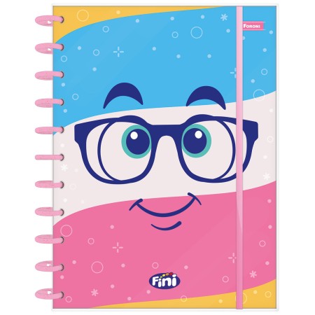 Foto ilustrativa Caderno Universitário Disco Fini