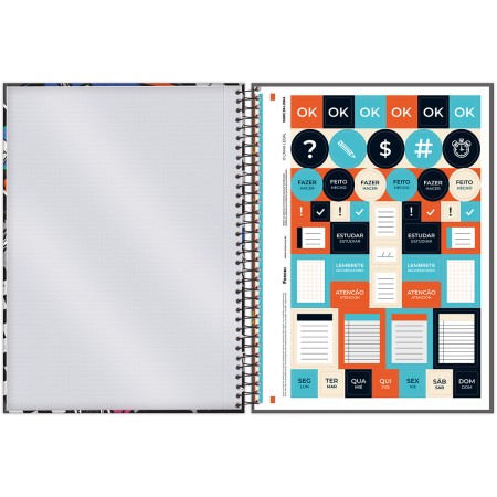 Foto ilustrativa Caderno Universitário Drip