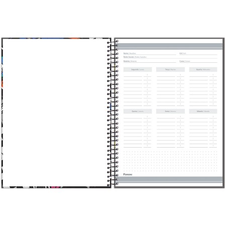 Foto ilustrativa Caderno Universitário Drip