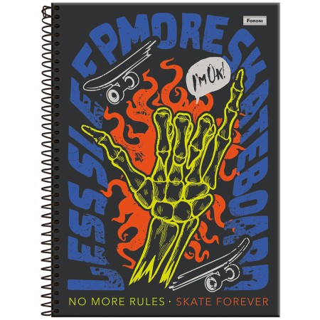 Foto ilustrativa Caderno Universitário Drip