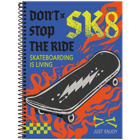 Foto ilustrativa Caderno Universitário Drip